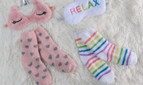 Kids Socks pink rainbow